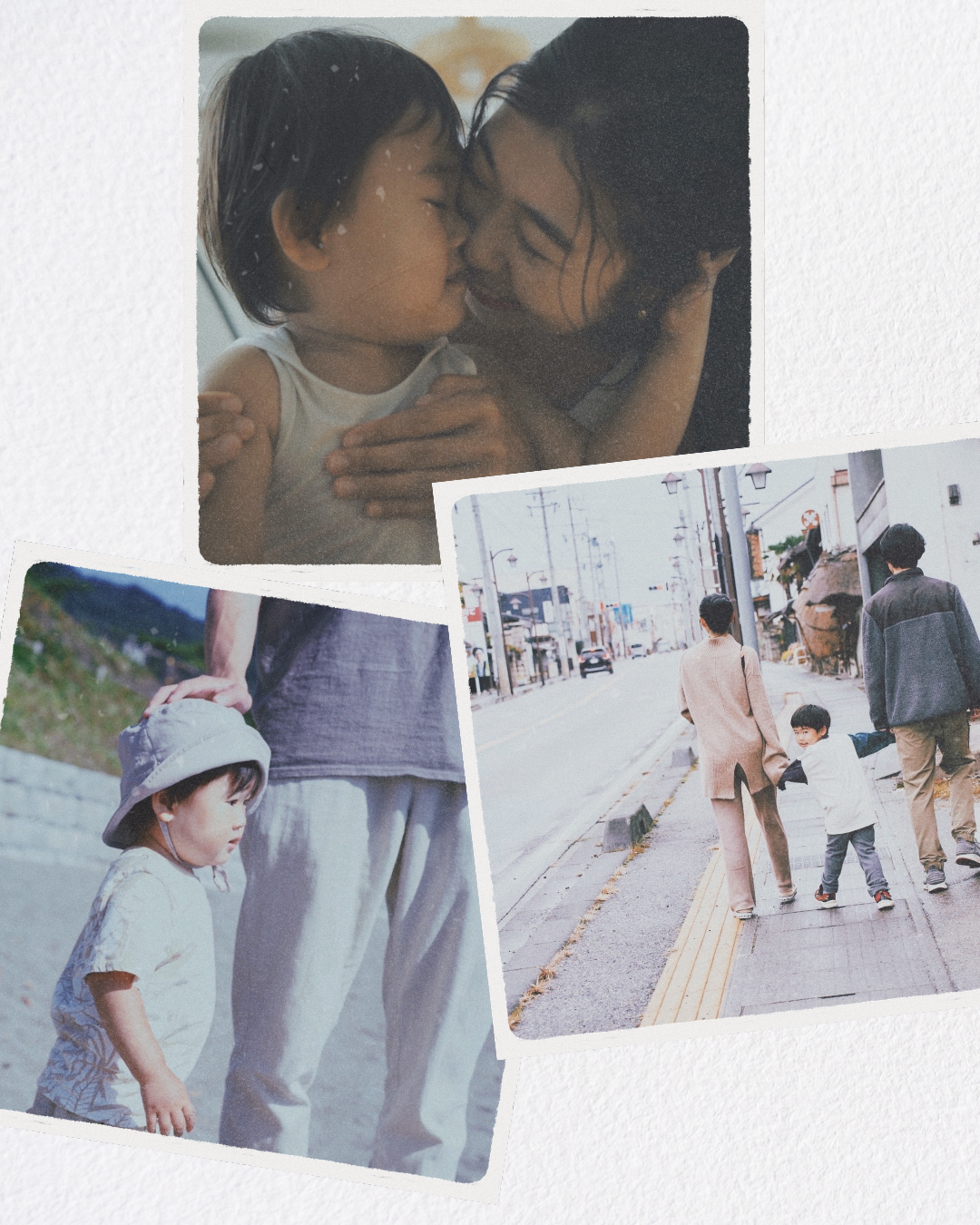 ヨガと私たち — 家族の思い出のポラロイド写真